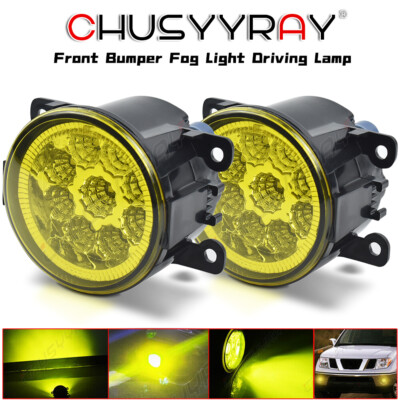 LED Fog Light For Ford Explorer 2011-2015 C-MAX 2013-2019 Bumper Yellow Lamp