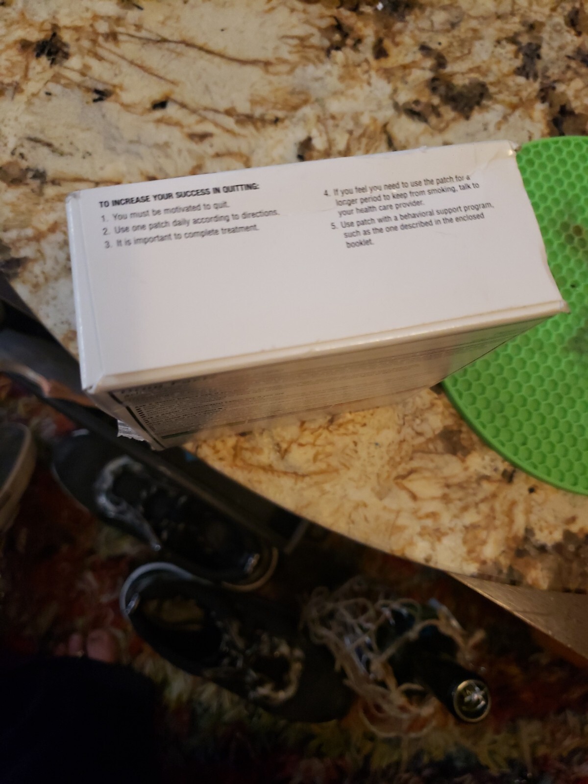 Rugby Nicotine CLEAR Patch Transdermal System 14mg 7 PATCHES Step 2