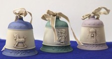 Lot 3 MJ Hummel Goebel Bell 1990 LETTER TO SANTA CLAUS,1991 HEAR YE HEAR YE,1992