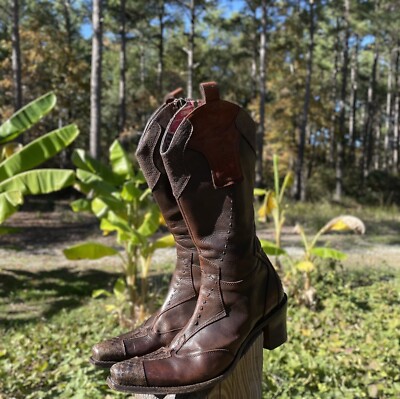 MARK NASON LEATHER SIREN Made In Italy Brown Snake Suede  display picture 1