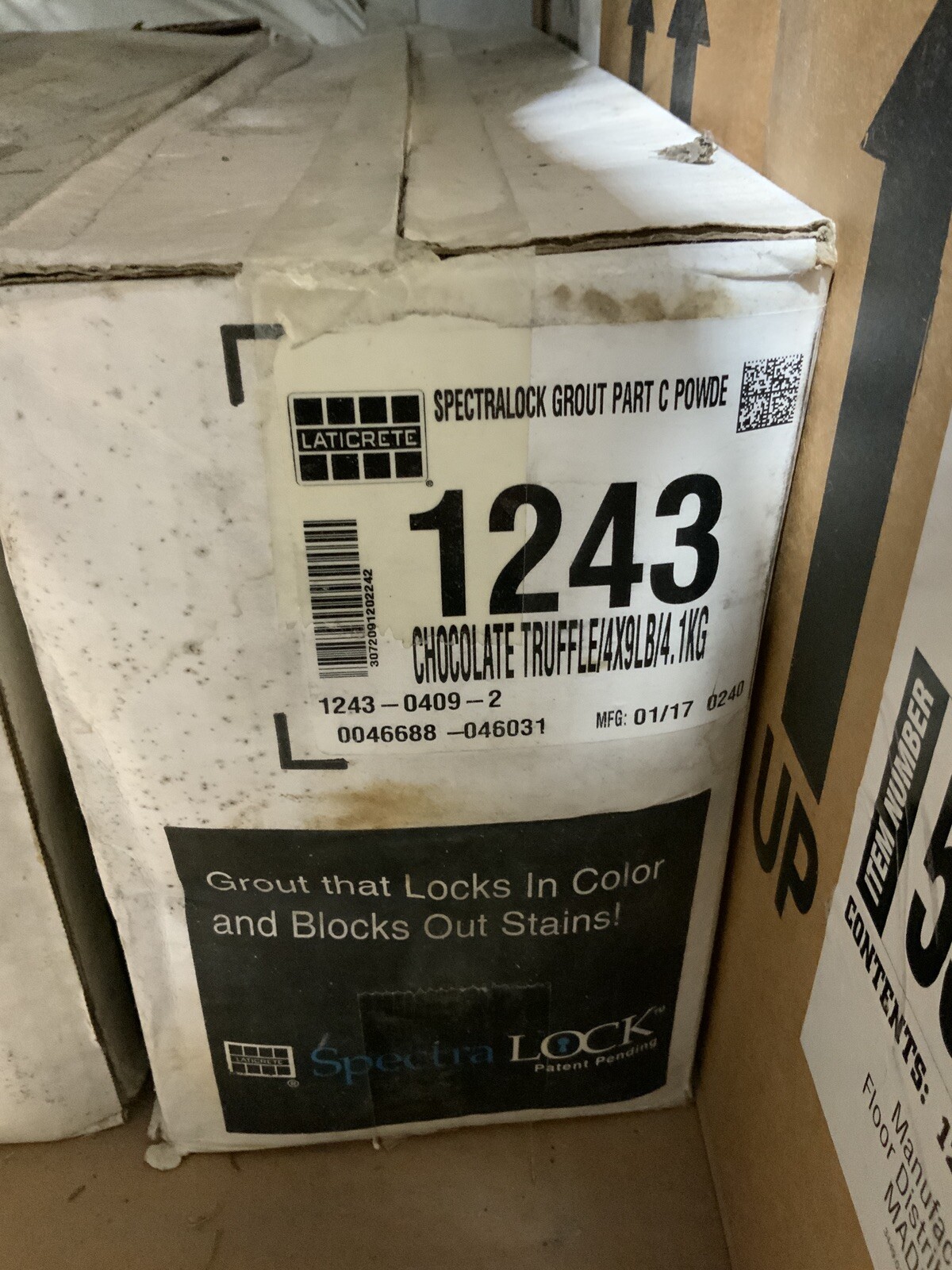 LATICRETE Spectralock Pro Premium Grout Full Unit - Epoxy Grout In Almond Color (9 Lb Powder)