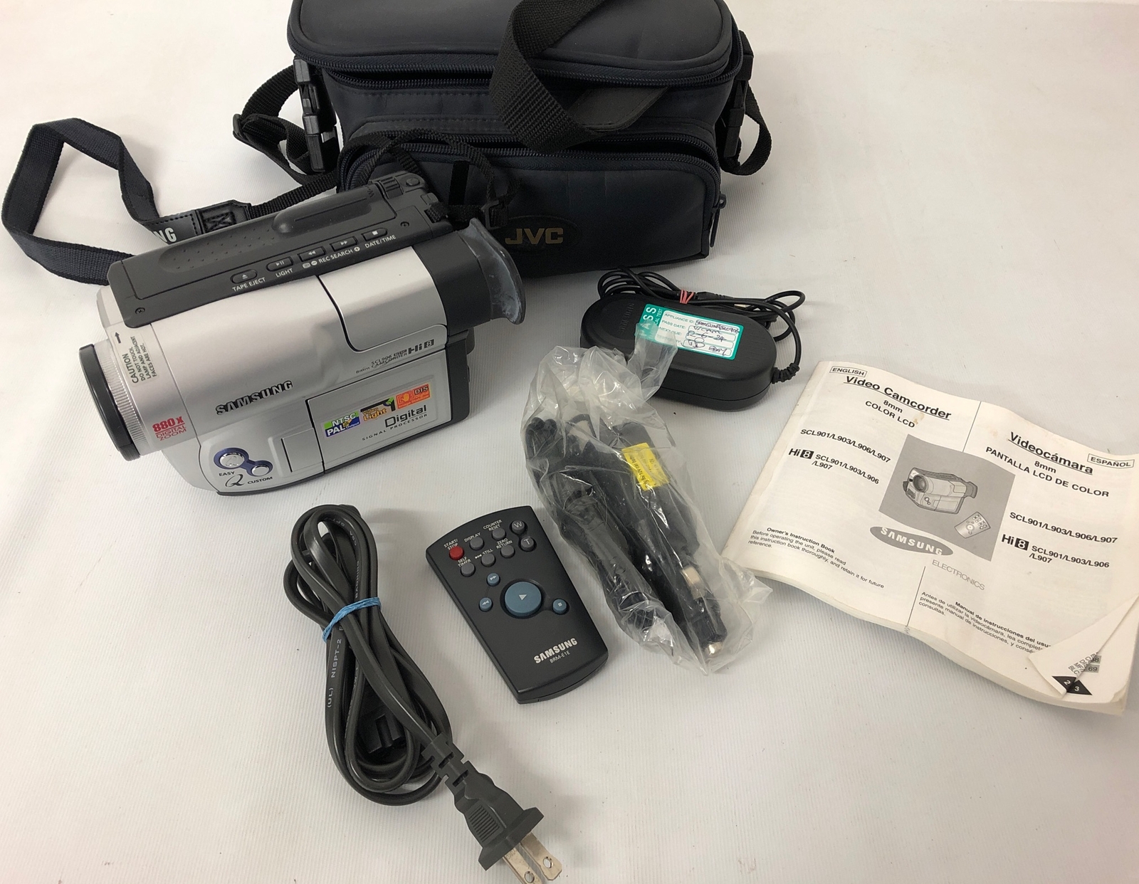 Vintage Samsung 8mm Video Camera Camcorder SCL906 Hi8 eBay