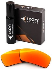 Polarized IKON Iridium Replacement Lenses For Oakley Gascan S SMALL Fire Orange