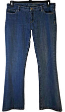 Michael Kors Denim Size 10 Medium Wash Mid Rise Stretch Blue Jeans Flare Bottoms