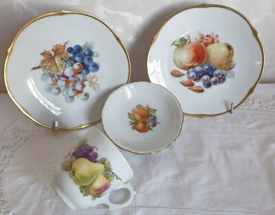 Carl Schumann Arzberg 1930Jh. 2St. Sammelteller.Tasse+kleine Schale-Geschenk