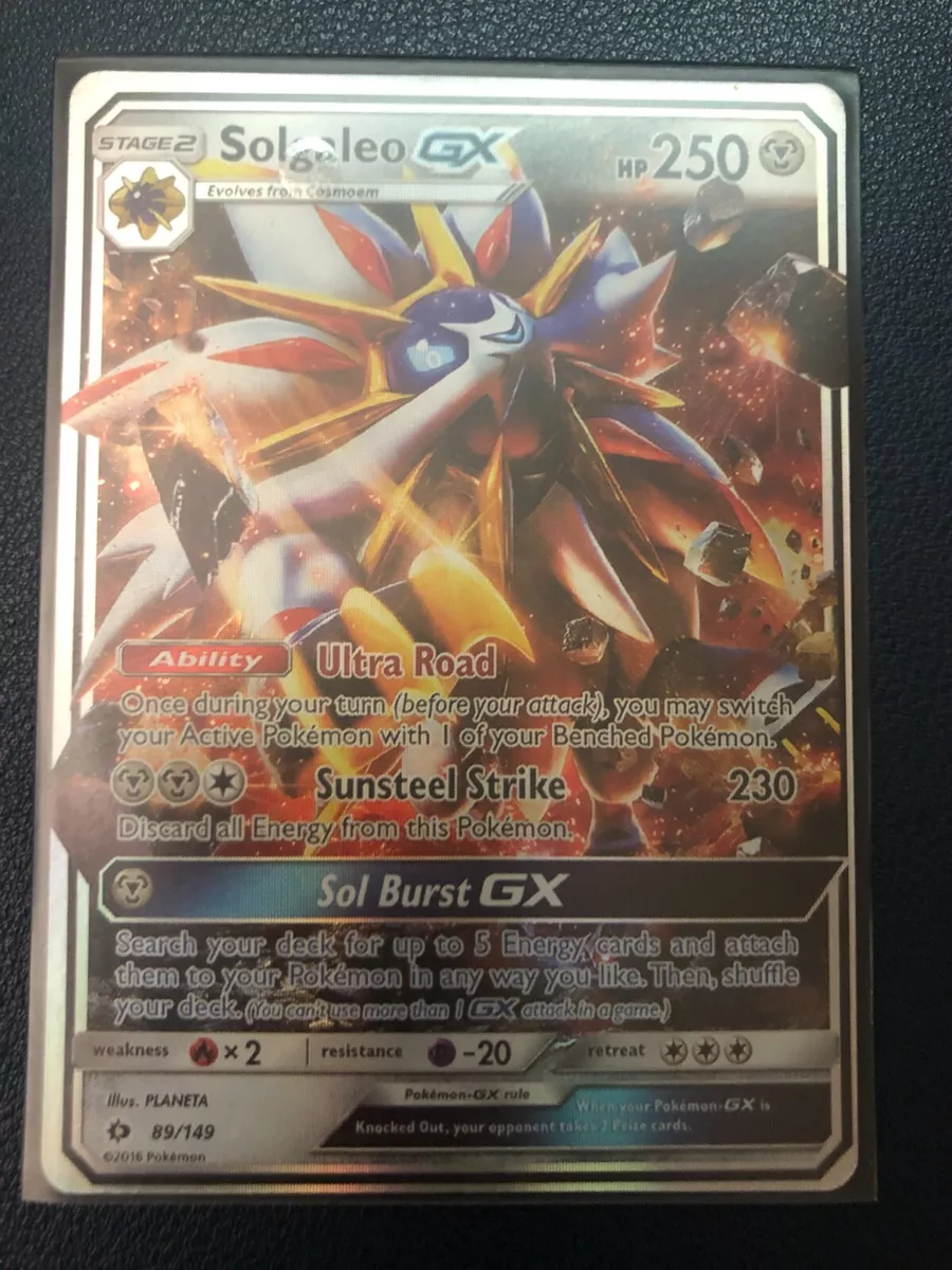 Solgaleo GX - Sun & Moon Pokémon card 89/149