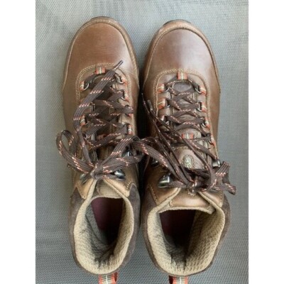 Eddie Bauer Men\'s Cairn Hiking Shoes Vibram Sole Cocoa Brown Leather Lace Up 9.5 Eddie Bauer Men main image 3