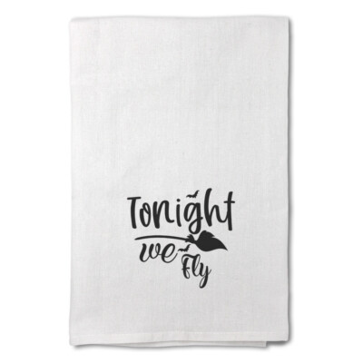 Decor Flour Kitchen Towels Tonight We Fly Cleaning Supplies Dish Towels White