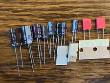 JVC QL-5 & QL-50 Speed Repair Kit Capacitors Turntable Recap Set