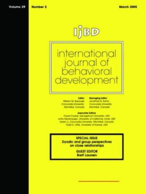 Dyadic and Group Perspectives on Close Relationships : Special Issue of Inter...