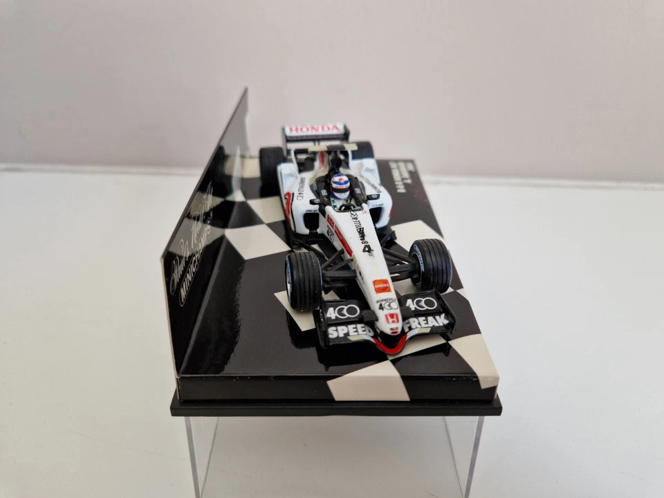 Minichamps 1/43 BAR Honda 007 A. Davidson - GP Italia 2005 (Bonneville 400) - Immagine 2 di 4