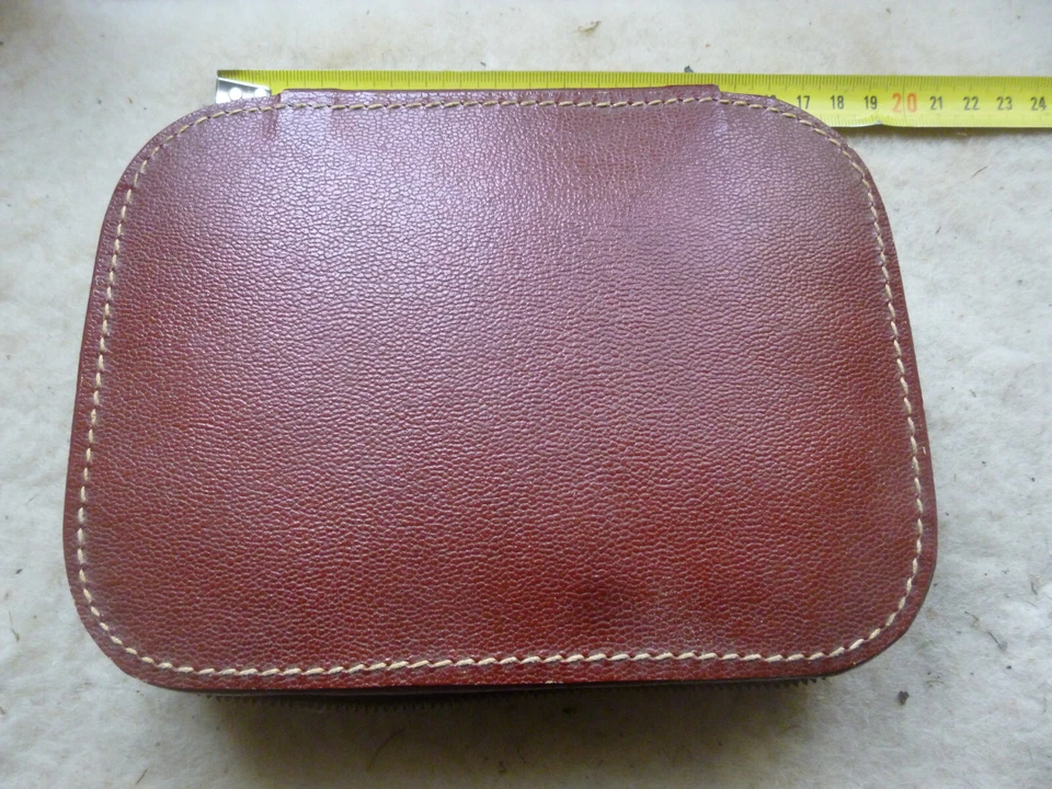 TROUSSE DE TOILETTE ANCIENNE VINTAGE - Photo 4/4