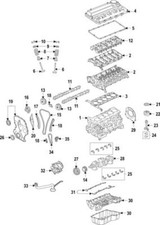 Genuine Ford Engine Crankshaft Main Bearing Bk2z-6333-a
