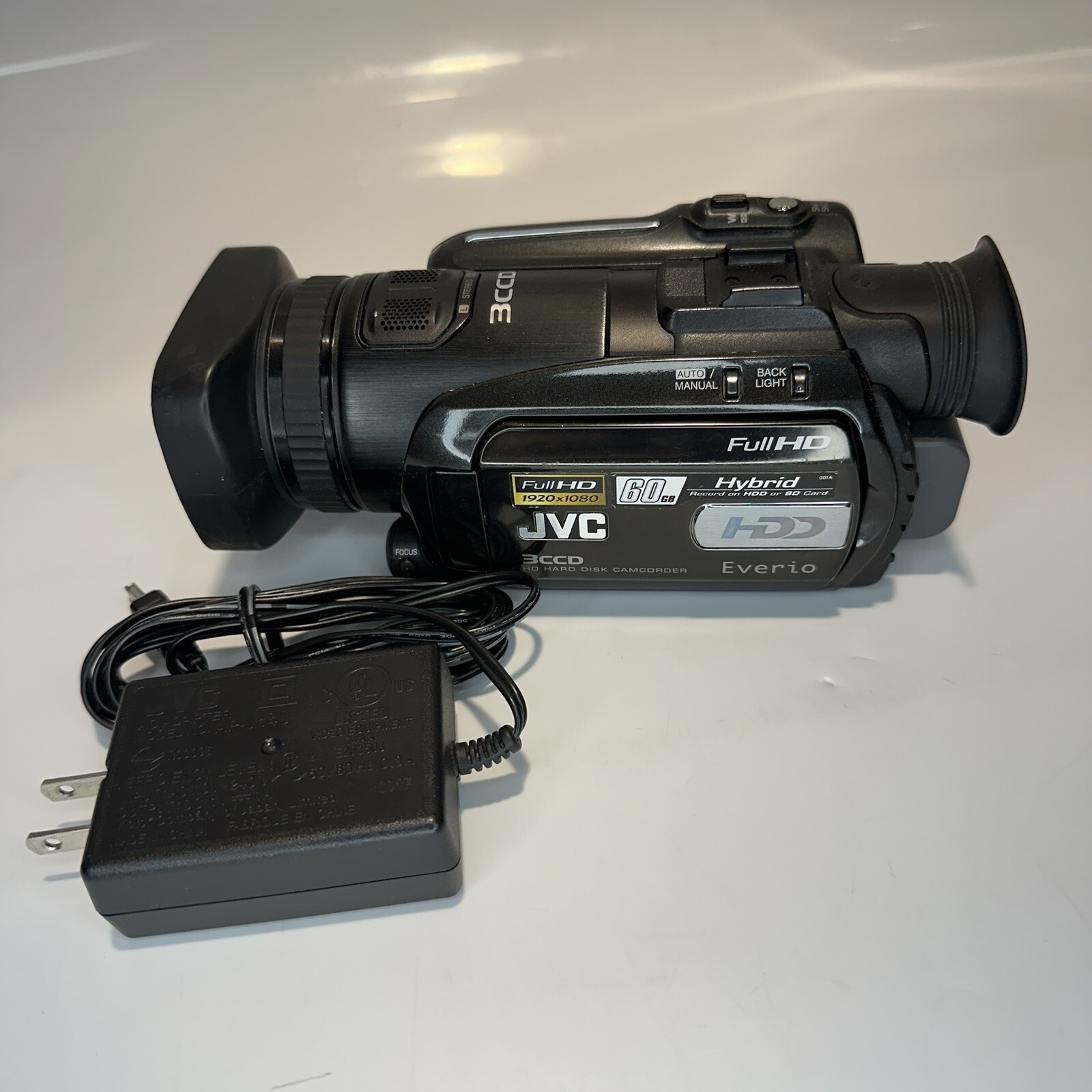 JVC Everio GZHD7U 3CCD 60GB Hard Disk Drive HD Camcorder (Tested) eBay