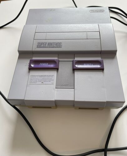 Nintendo SNES 1991 Gray Console Bundle – Authentic Vintage System Classic Gaming - Picture 2 of 22