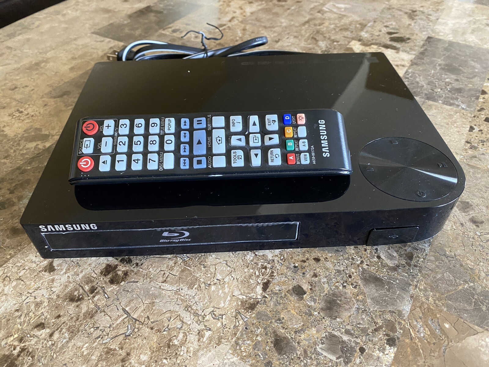 Samsung BDF5700 BluRay & DVD Player 1080p HD Wifi, Remote Included eBay