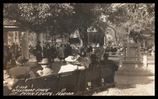 WILLIAMS PARK ST PETERSBURG FL.  RPPC PHOTO POSTCARD