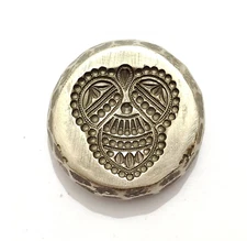 Vintage Bronze Jewelry Die Mold/Mould India Hand Engraved For Jewellery Making