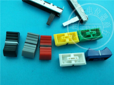 10PC  4MM 7 Color choose Mixer Fader Knob Cap  Hole