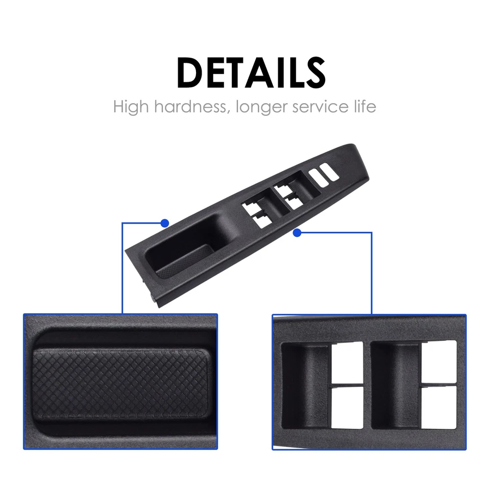 Bisel del panel interruptor de ventana delantera derecha + izquierda para Toyota Yaris 2012-2014 Foto 2 de 4