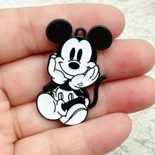 new lot 40Pcs cartoon mickey cute Charm necklace Pendant DIY Jewelry Making