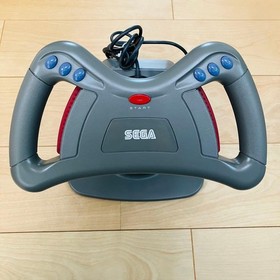 Sega Saturn Console + 2 Controllers, Racing & Mission Sticks, AV & Power Cords