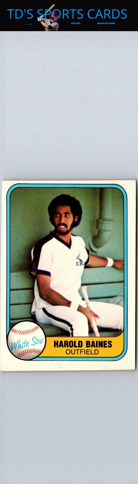 1981 Fleer #346 Harold Baines