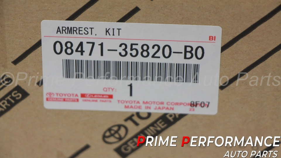 Reposabrazos lateral pasajero genuino Toyota FJ Cruiser 2013-2014 08471-35820-B0 Foto 4 de 4
