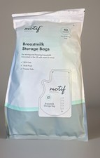 Motif Medical Breast Milk Storage Bags 8oz Single Use Bags 40 count BPA-Free