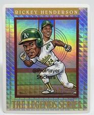   Rickey Henderson  Legend  Sticker  