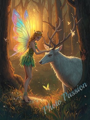Fantasy Wandbild Fee  Fee  Poster A4 (2775)