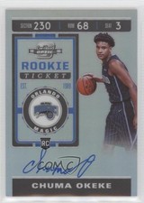 2019 Panini Contenders Optic Rookie Ticket Variation Chuma Okeke #140 Auto 09yc
