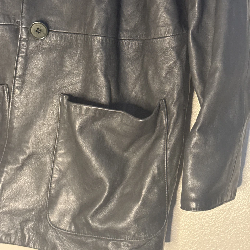 Jaqueta feminina vintage Siena 100% couro verde escuro forrada média - Imagem 2 de 4