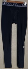 NIKE PRO Youth Boys Tights Pants Medium Black