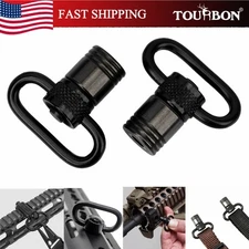 TOURBON QD Rifle Sling Swivels Mount 1" Loop Adapter Set Quick Release/Detach