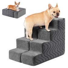 Dog Stairs for Bed, Dog Steps for High Bed, Pet Steps for Small Dogs and Cats...