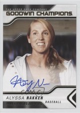 2023 Upper Deck Goodwin Champions Auto Alyssa Nakken #A-AN Auto 1t19