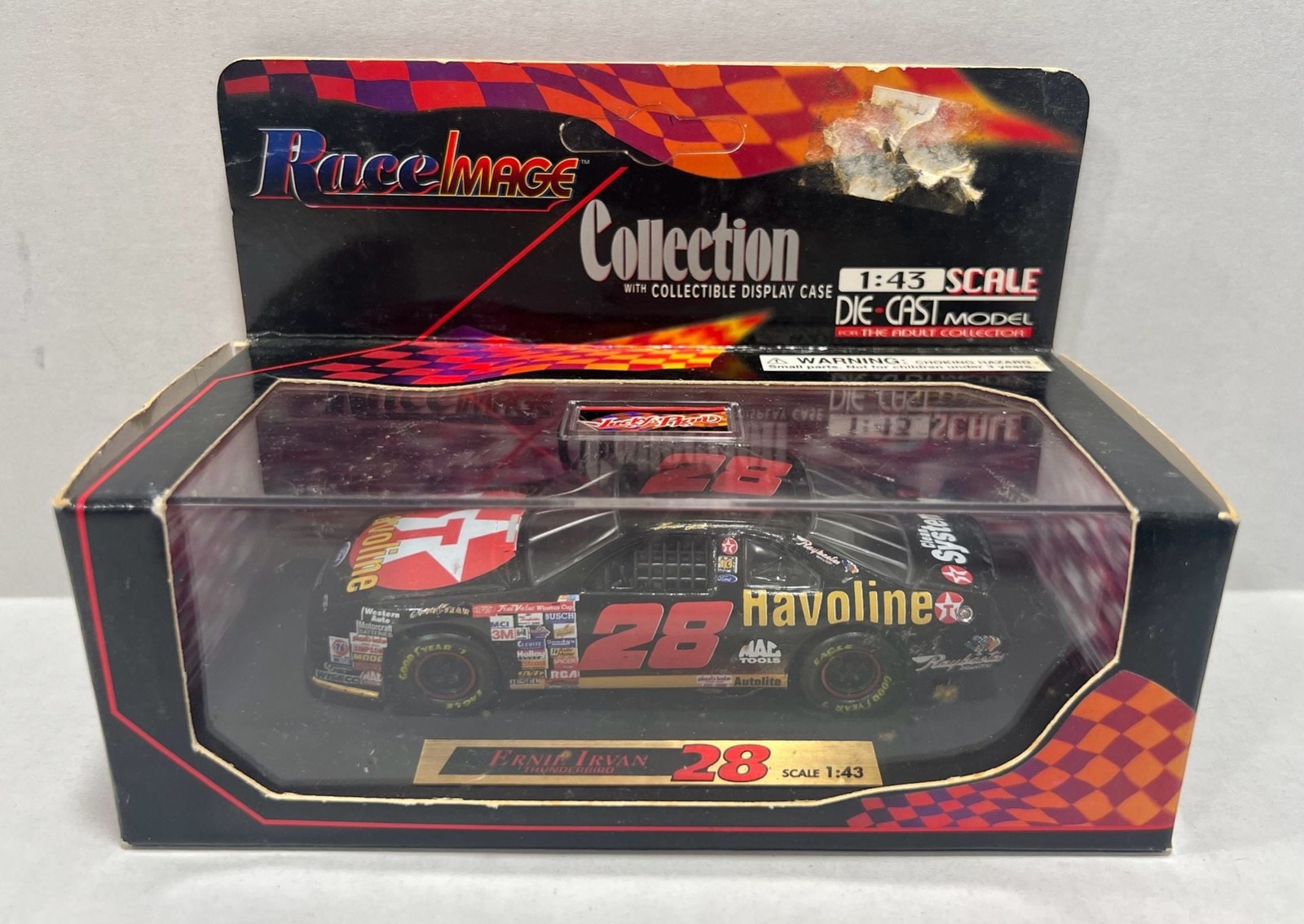 Race Image Collection Ernie Irvan #28 Havoline 1:43 Scale Die-Cast Model