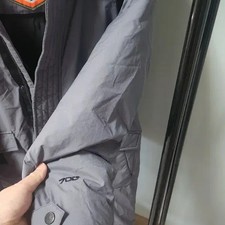 Eider Down Puffer Jacket - Detachable Raccoon Fur, Size 90