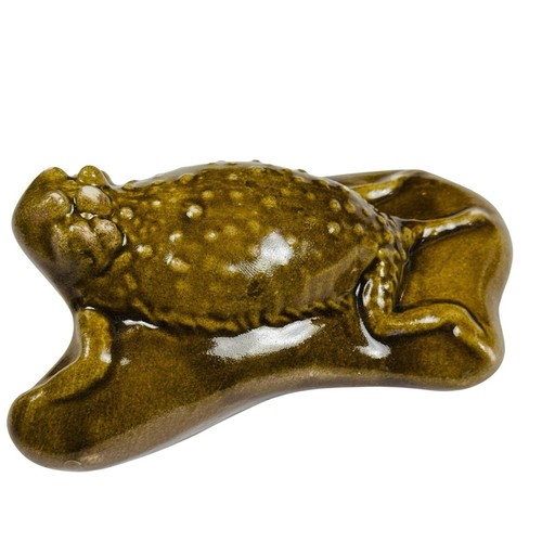 Vintage House of Webster Eastland TX Old Rip Horned Toad Frog Lizard Figurine - Picture 6 of 11
