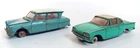 Pair of Vintage Playworn Dinky Cars for Restoration Citroen 3CV & Ford Capri