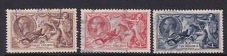 GB KGV 1934 SG450 452 Seahorse set of 3 Fine used