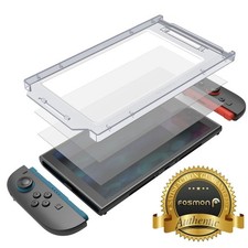Fosmon 2 Pack For Nintendo Switch 2 Tempered Glass Screen Protector Clear