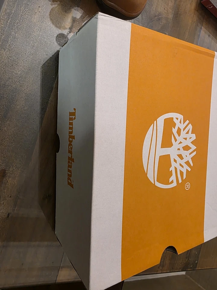 Bota de Campo Timberland 10C Niño Pequeño Nueva con Etiquetas Bota Media Marrón Cuero Nobuck Foto 2 de 4