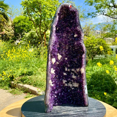 17.71LB  Top Natural Amethyst Crystal Church Cathedral Geode Mineral Specimen - Picture 1 of 23