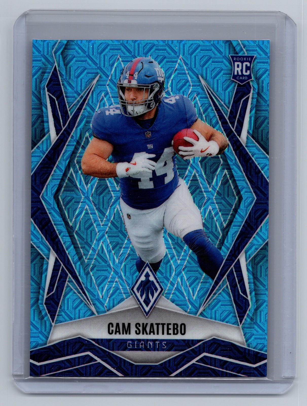 2025 Panini Phoenix #168 Cam Skattebo Light Blue Mojo Prizm #/85