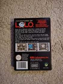 ADVENTURES OF LOLO NINTENDO NES CIB