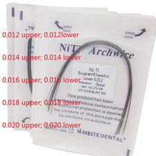 50Packs Dental Ortodoncia Super El stica Niti Alambre de Arco Redondo Form