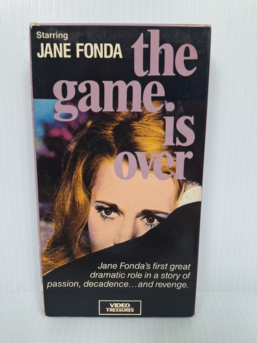 The Game is Over - Copyright 1966 Roger Vadim Jane Fonda (VHS 1987) - Picture 1 of 7