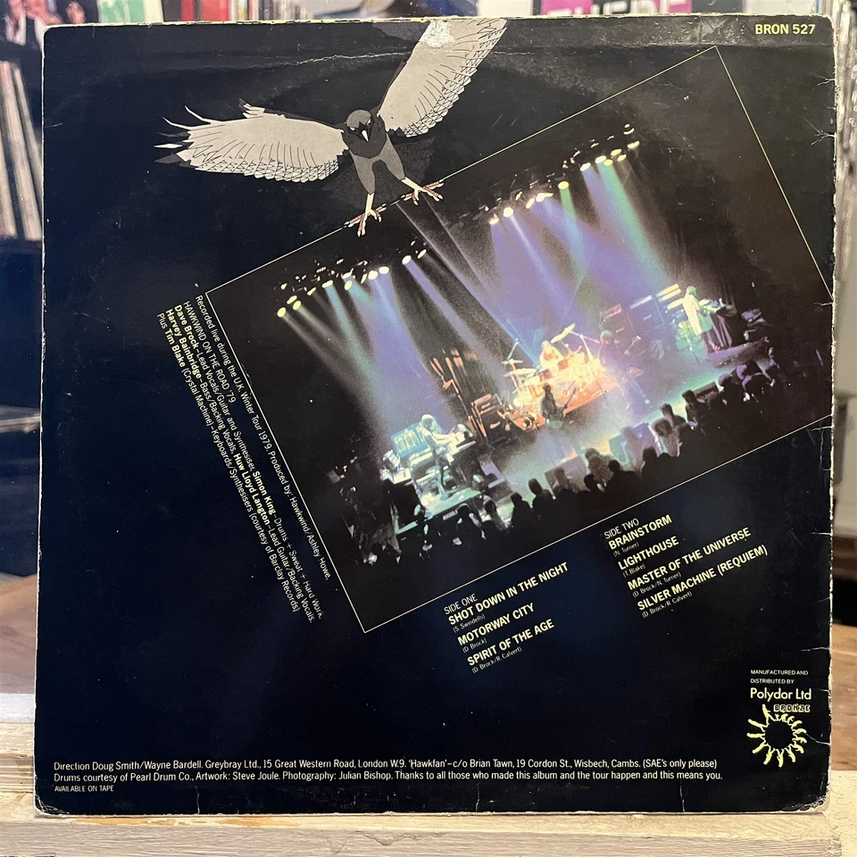 [ROCK/POP]~EXC LP~HAWKWIND~Live Seventy Nine~[1980~BRONZE~Issue]~UK IMPORT~ - Image 2 of 4